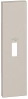 Лицевая панель Legrand BTicino Living Now для 1-м. 1 мод. розетки USB песочный картинка